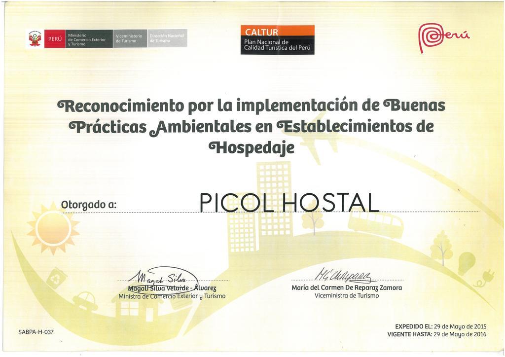 Picol Hostal Cuzco Eksteriør bilde